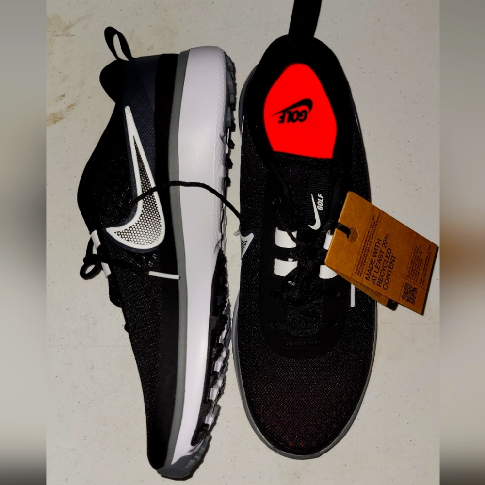 Nike Infinity Ace Next Nature 11.5 Black White Golf Shoes